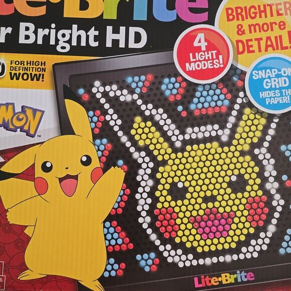 Lite-Brite Super Bright HD Pokémon Set NEW - Picture 5 of 7